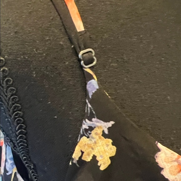 Forever 21 Black Maxi Dress with Floral Print - Picture 7 of 8